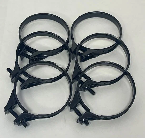 110-1051 – HELIX RACING Hose Clamp, 1.92 Inch To 2 Inch Clamping Range OEM Style Black Anodized Finish Pack Of 6